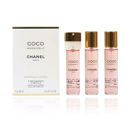 chanel mademoiselle eau de parfum refill|coco chanel mademoiselle refills 3x20.